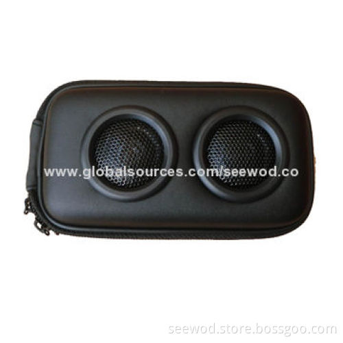 Portable speaker bag, unit measures 18x9.5x3.5cm